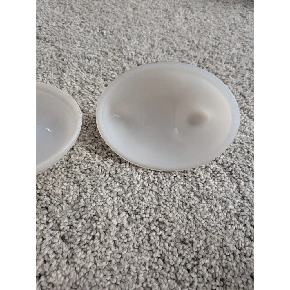 Vintage White Milk Glass Small Hen On Nest Candy Dish Cottage Granny Core
